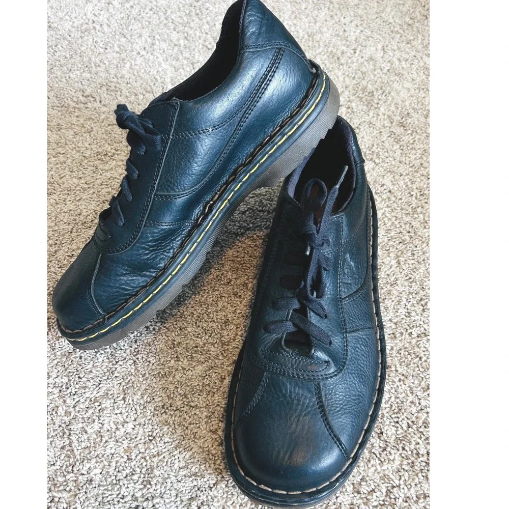 Dr. Martens Streetwear Goth Grunge Black Leather Lace Up Oxford Shoes Mens 10